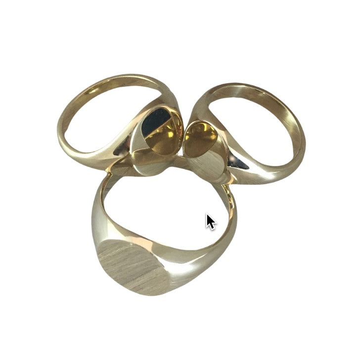 Classic Oval Signet Rings