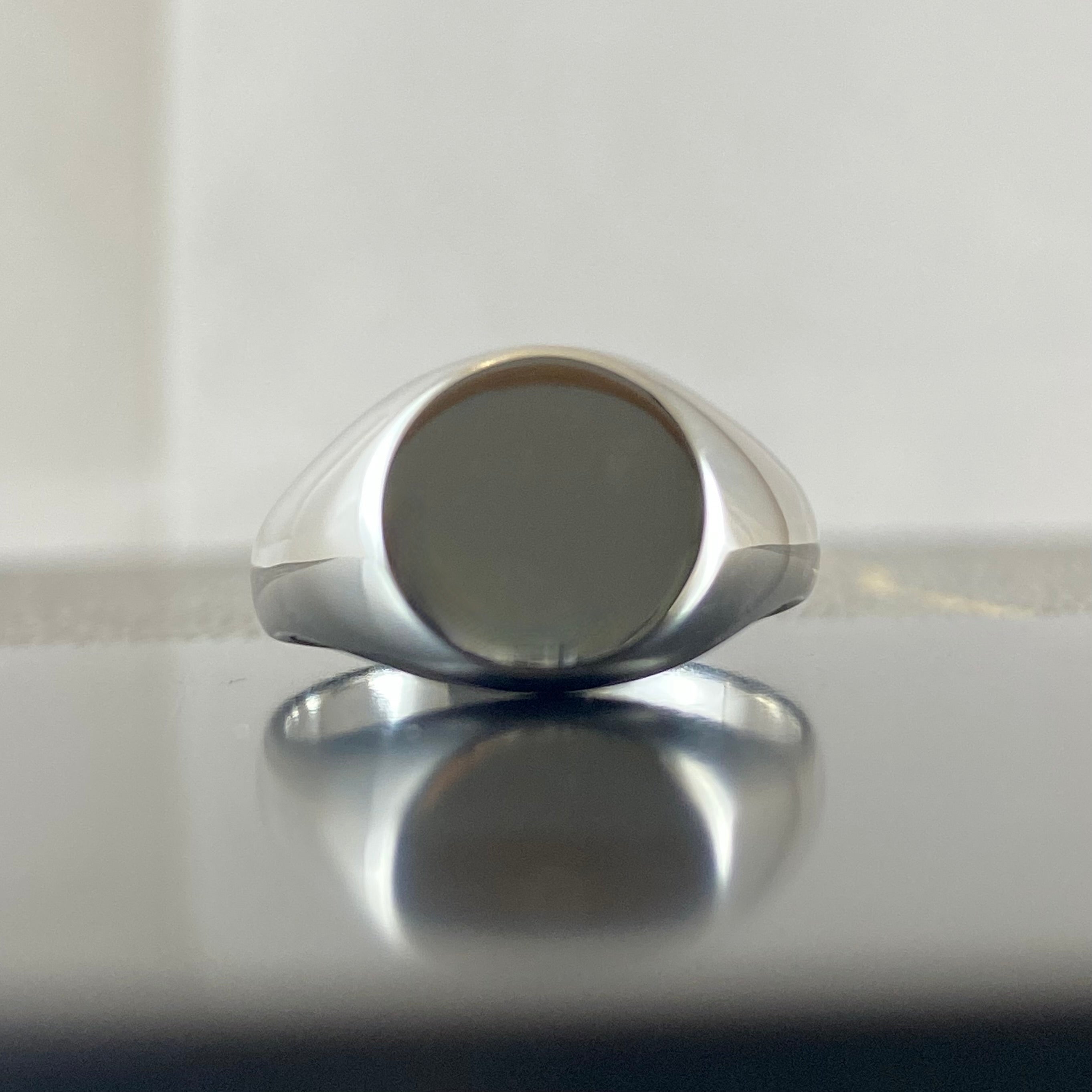Round 11mm - Sterling Silver Signet Ring
