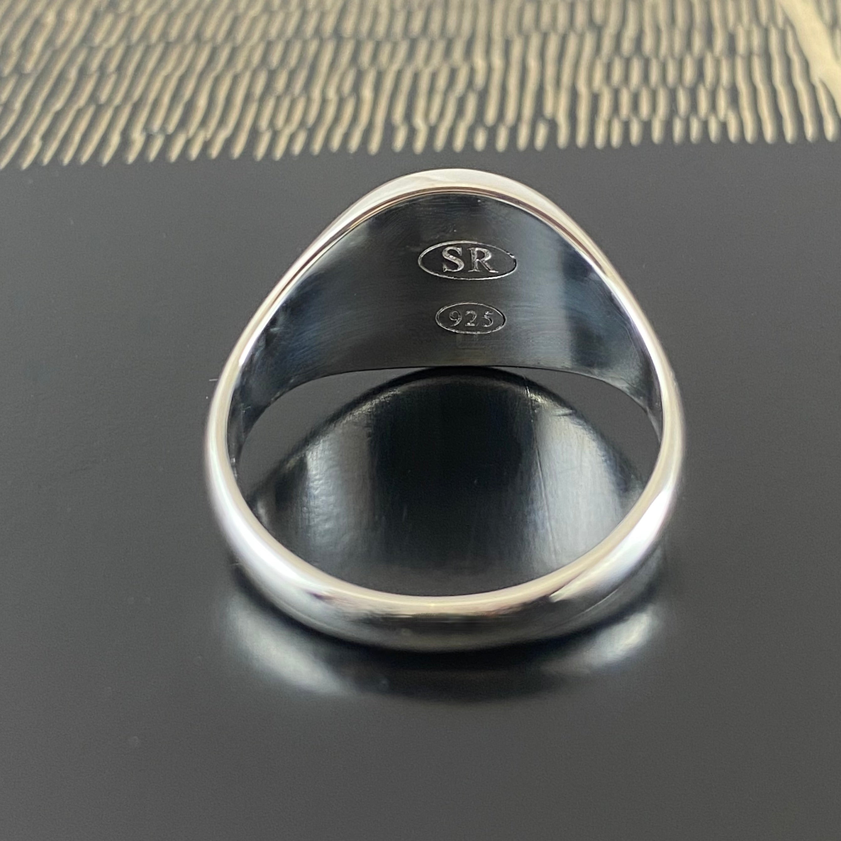 Round 11mm - Sterling Silver Signet Ring