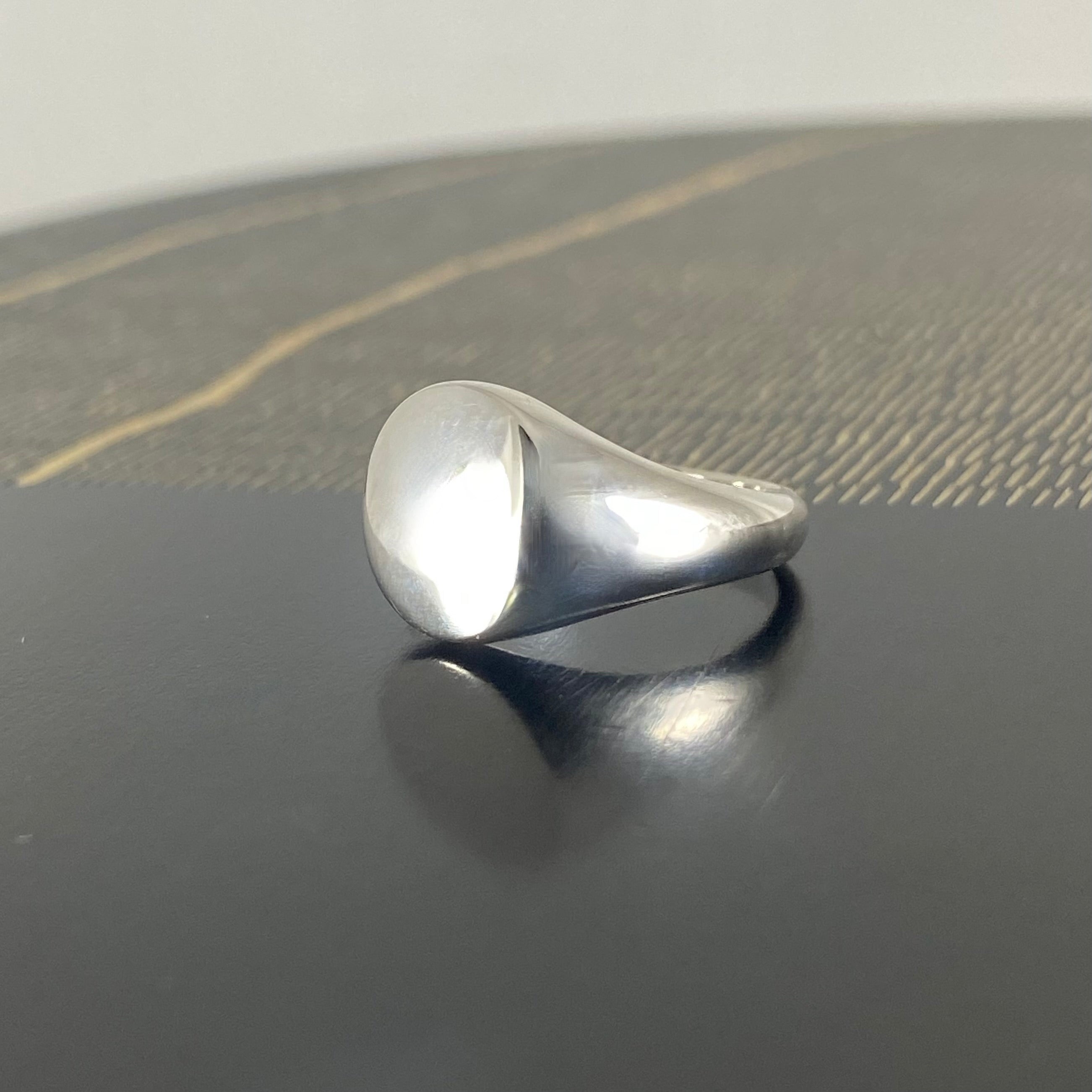 Classic Oval 11mm x 9mm - Sterling Silver Signet Ring