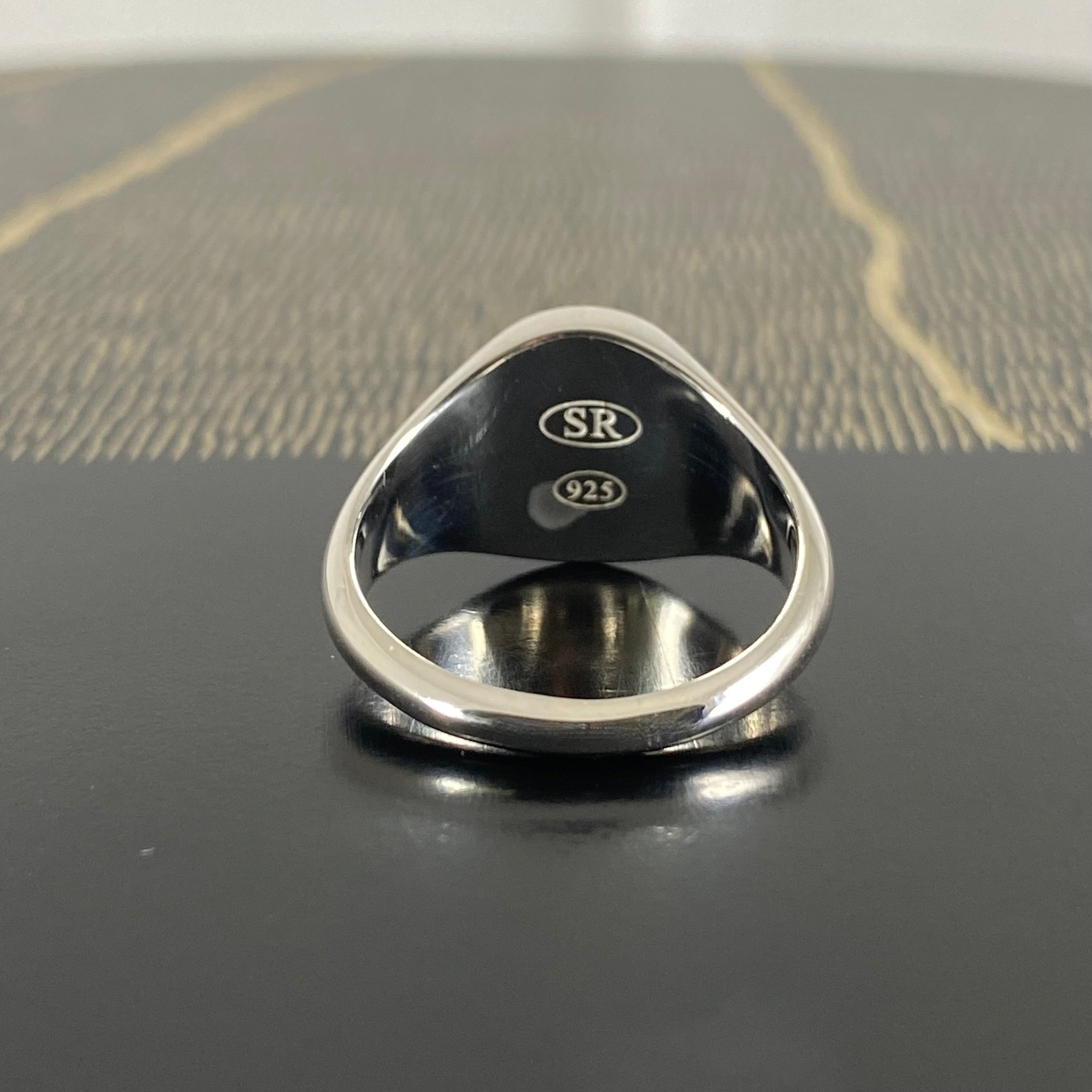 Classic Oval 13mm x 11mm - Sterling Silver Signet Ring