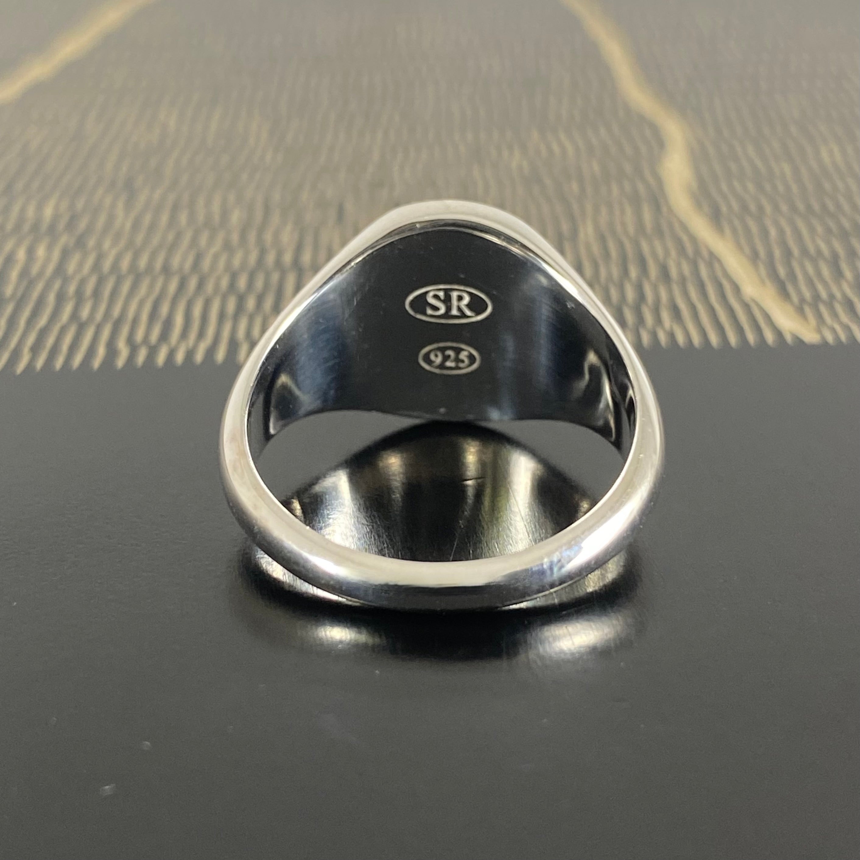 Classic Oval 14mm x 12mm - Sterling Silver Signet Ring