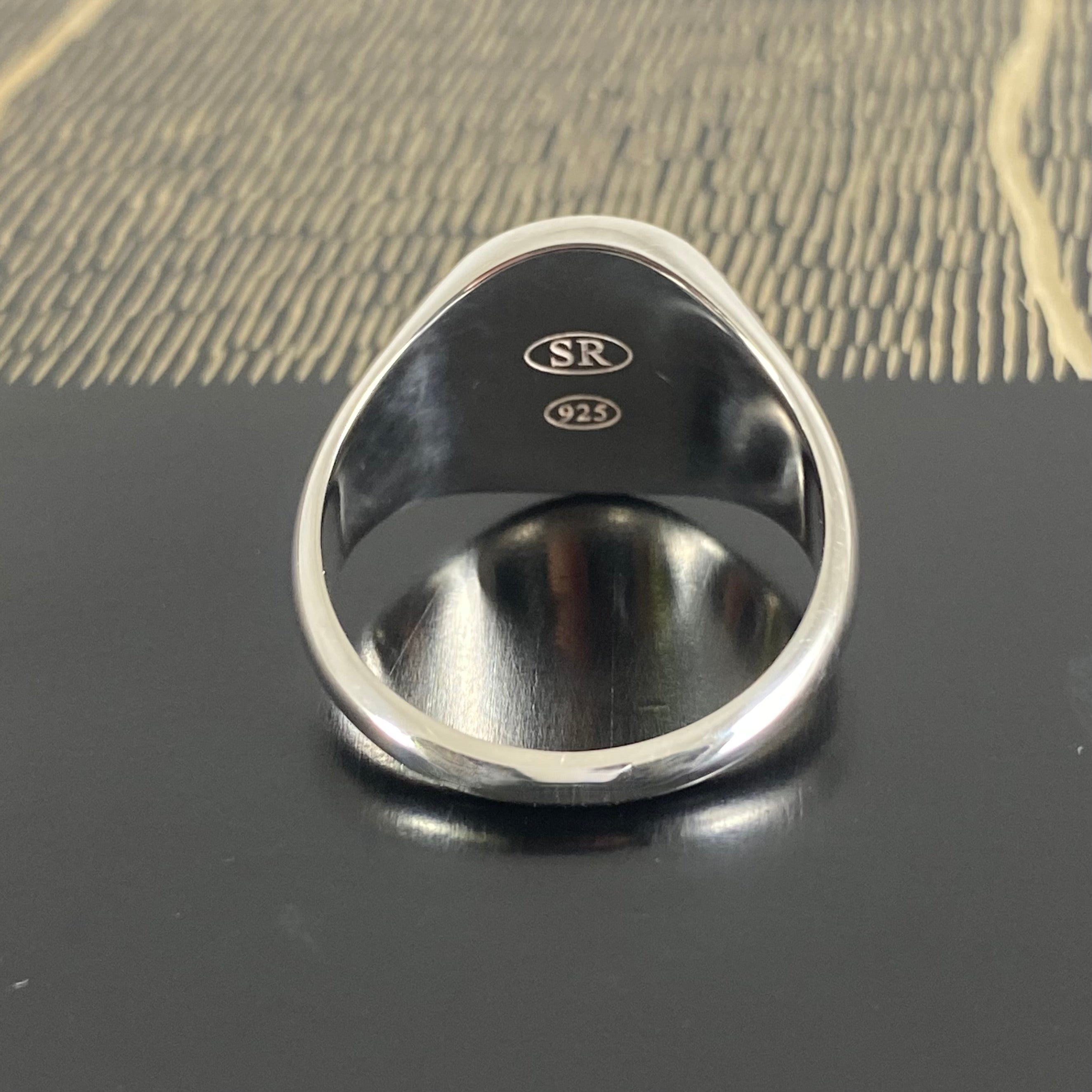 Classic Oval 16mm x 13mm - Sterling Silver Signet Ring