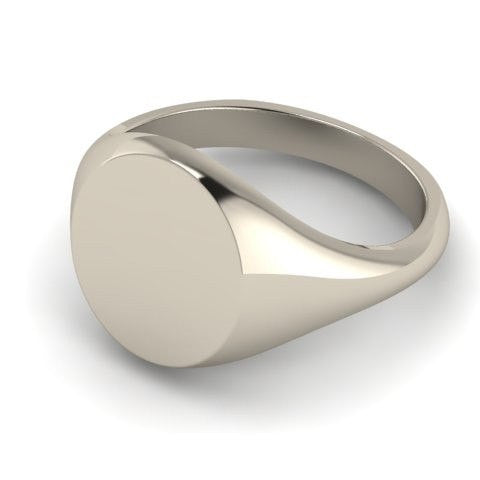 Round 11mm - Sterling Silver Signet Ring