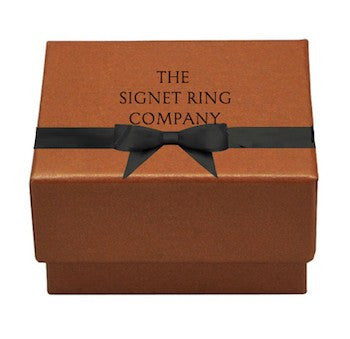 Round 14mm - 9 Carat Rose Gold Signet Ring