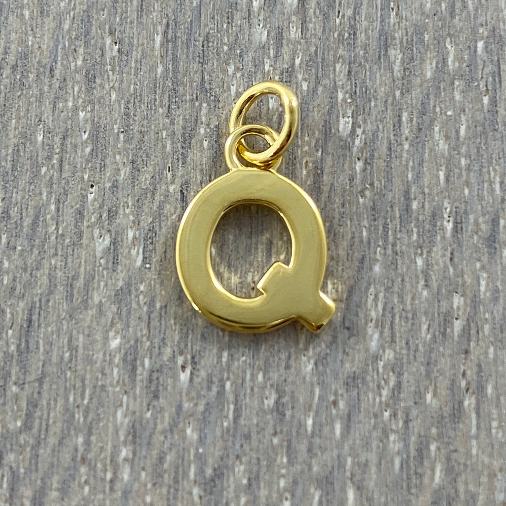 Tiny A to Z Gold Pendant / Charm