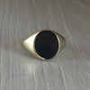 Classic Oval 11mm x 9mm - 9 Carat Yellow Gold Signet Ring