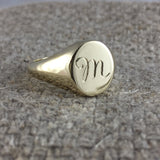 Classic Oval 11mm x 9mm - 9 Carat Yellow Gold Signet Ring