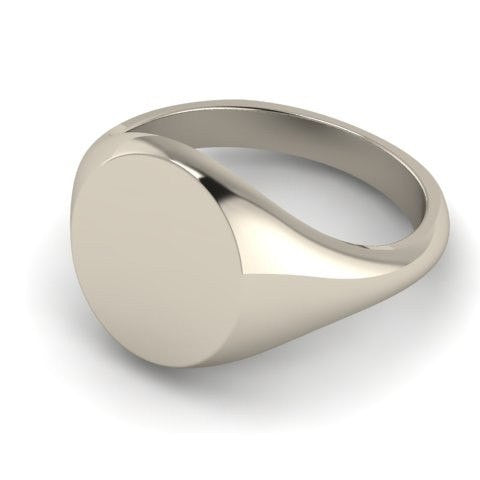 Round 14mm - Sterling Silver Signet Ring
