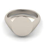 Round 11mm - Sterling Silver Signet Ring