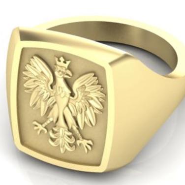 Spread Eagle - 9 Carat Yellow Gold