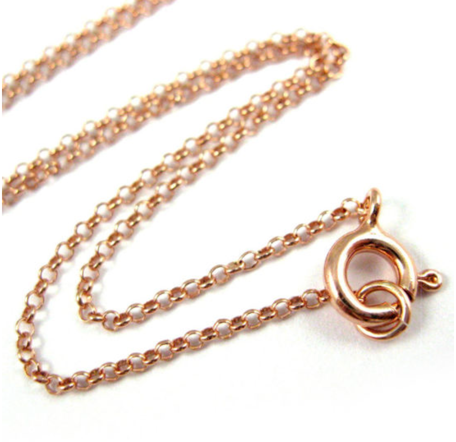 FINISHED CHAIN - 18 Carat Rose Gold Plated
