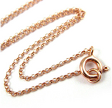 FINISHED CHAIN - 18 Carat Rose Gold Plated